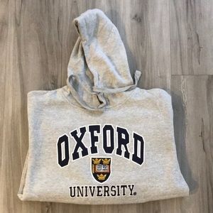 🩶 Oxford University Hoodie Gray Size S